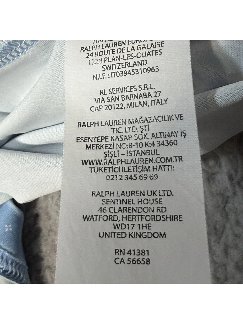 RLX Ralph Lauren Performance Polo Medium Men's Striped Golf Blue M